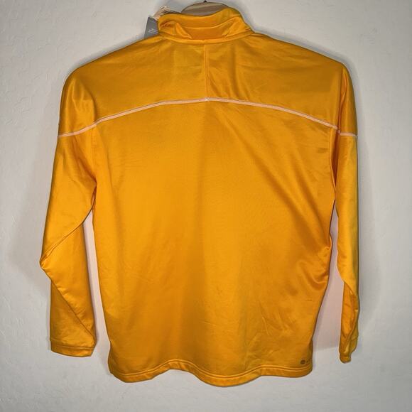 Northern Arizona University X Adidas Mockneck Sweater 3/4 Zip New Yellow Large - Picture 2 of 9